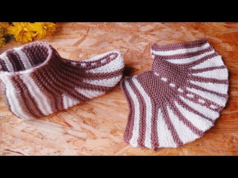 Видео: Следки-Носочки по новому 🤗 Уверена понравиться всем 💯 На двух спицах 💫