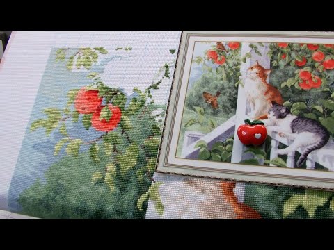 Видео: Как вышивать ровные крестики/Разговорное