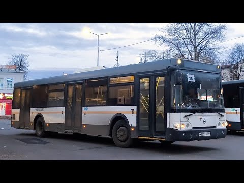 Видео: Автобус 35 (Пушкино) / Станция Пушкино — Лесной / ЛиАЗ-5292.60, 2017 г., м722рн750 / Обзор салона