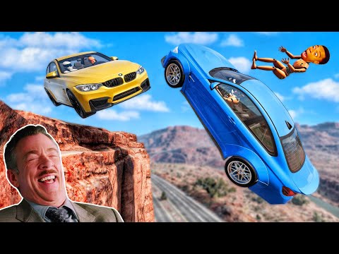 Видео: Смешные моменты с BMW M4 🤣 - [BeamNG.Drive]