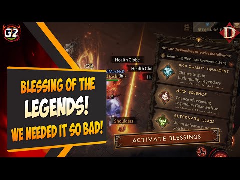 Видео: Нам это НУЖНО было! Руководство по событию «Благословение легенд» + советы | Diablo Immortal