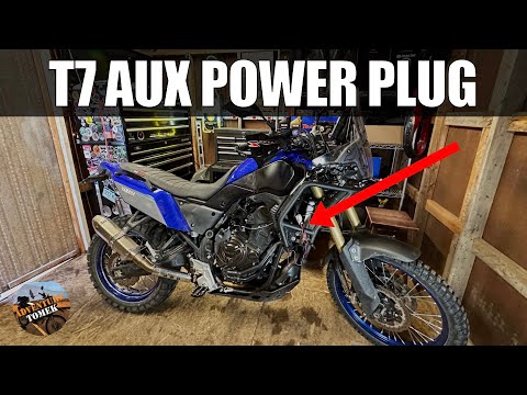Видео: Расположение дополнительной розетки питания Yamaha Tenere 700