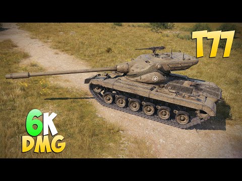 Видео: T77 - 4 Kills 6K DMG - Зависимый! - Мир Танков