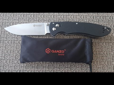 Видео: Нож от Ganzo. G-740 BK.