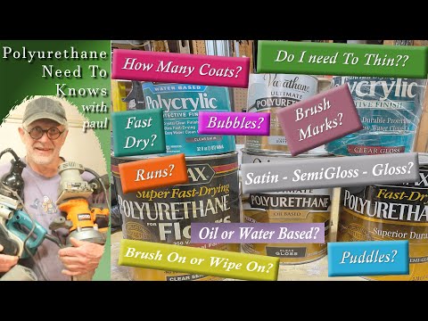 Видео: О полиуретановой отделке древесины — Реставрация мебели