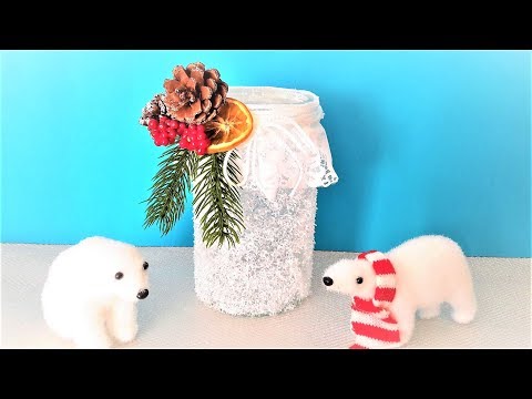 Видео: ЗАГАДОЧНЫЙ ПОДСВЕЧНИК ИЗ БАНКИ.. Mysterious Glass jar candle holder ..