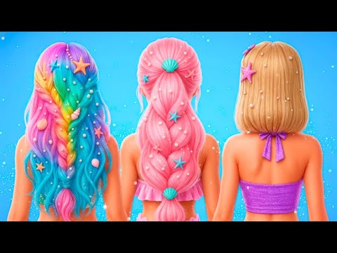 Видео: Секреты красоты русалки ✨ Розовая 🩷 vs Тёмная 🖤