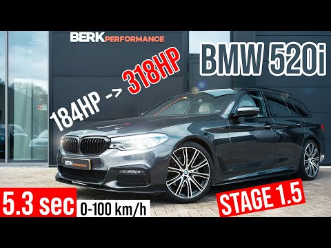 Видео: BMW 520i G31 (B48A) 320 л.с. и 425 Нм, настройка Stage 1.5 | Разгон 0-100 км/ч, звук и динамометр