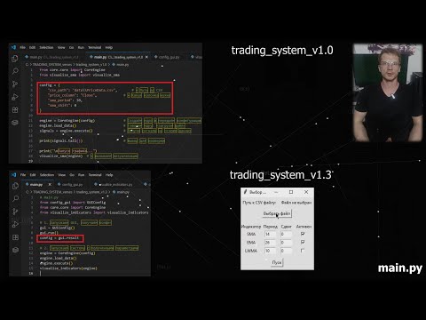 Видео: Создаём Трейдинг-Софт с Нуля: Внедряем GUI и Расширяем Индикаторы — Разбор v1.3 (Серия #4) [Ru Sub]