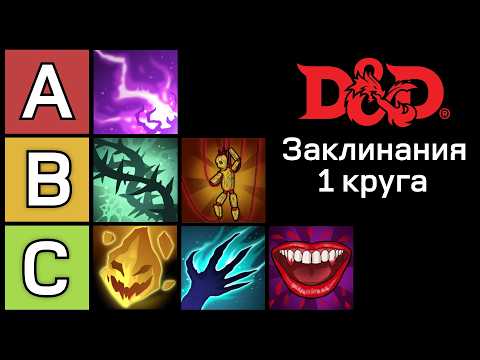 Видео: Тирлист Заклинаний 1 круга DnD | Лучшие и сильнейшие, гайд