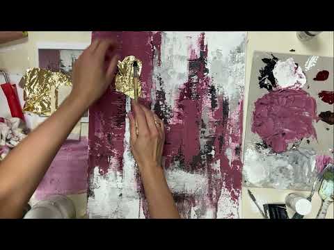 Видео: Интерьерная абстракция. Как добиться разных эффектов