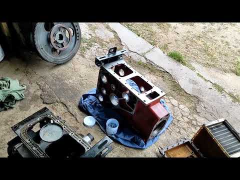 Видео: Заміна розмороженого блока двигуна на мототракторі Булат zs1100