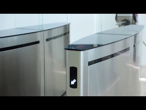 Видео: PERCo-ST-02. Монтаж скоростного прохода с раздвижными створками