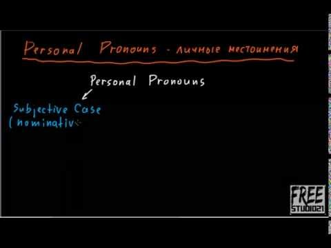 Видео: Личные местоимения | personal pronouns