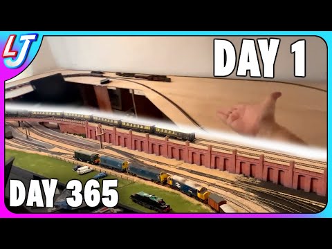 Видео: МНЕ ПОНАДОБИЛСЯ ГОД, ЧТОБЫ СТРОИТЬ ЭТУ ЖЕЛЕЗНУЮ ДОРОГУ...