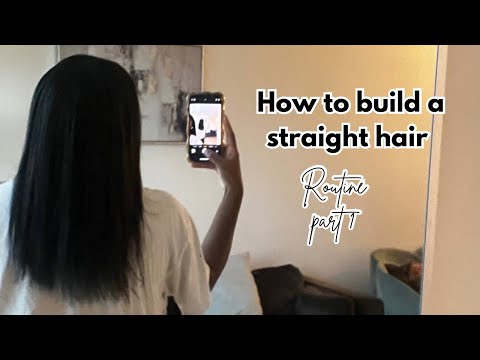 Видео: Как выпрямить натуральные волосы. Часть 1 | НадинРува