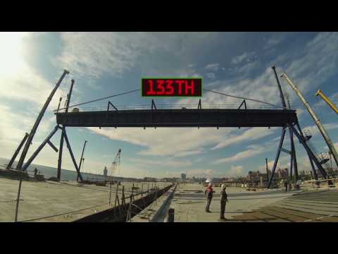 Видео: Демонтаж козлового крана MGC