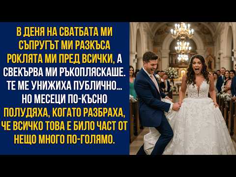Видео: Съпругът ми разкъса роклята ми на олтара, а свекърва ми се смееше… Но те не очакваха отмъщението ми!