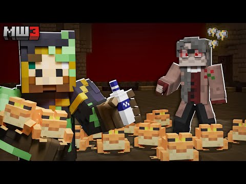 Видео: ПЬЯНЫЙ ЖИРАФ ЗАСКАМИЛ ДИАМКЕЯ НА ЛЯГУШЕК | МайнШилд 3