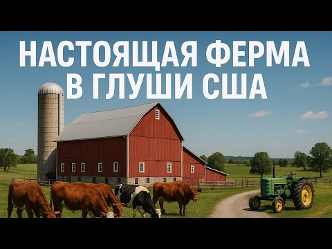 Видео: Село в США и ферма.