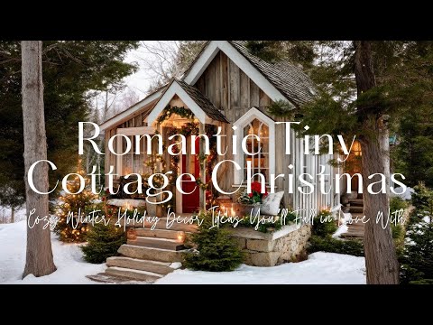 Видео: Романтическое Рождество в маленьком коттедже ✨ | Уютные идеи зимнего декора, которые вам понравятся