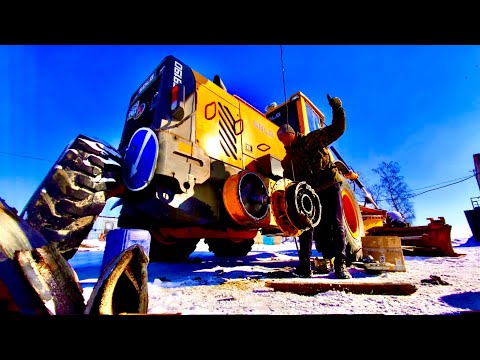 Видео: Китайский автогрейдер. Поломка за поломкой.