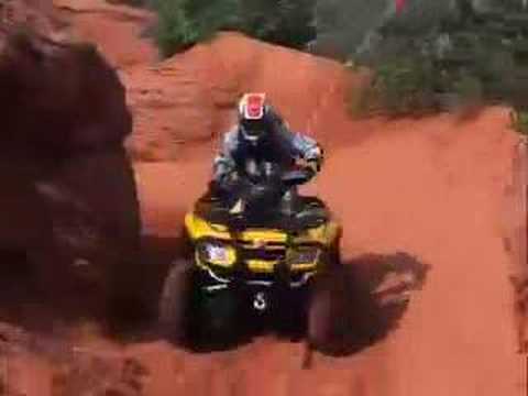 Видео: Телевизионный тест квадроцикла — BRP Outlander Max 800 2006 года