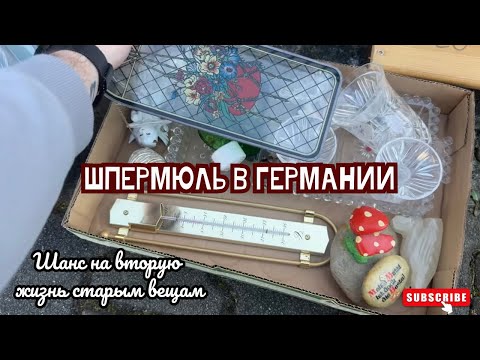 Видео: Немцы выбрасывают хорошие вещи.Шпермюль в Германии
