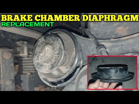 Видео: Замена мембраны тормозной камеры на грузовиках Volvo - пневматическая тормозная система