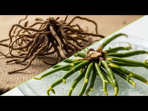 Видео: Удивительно! Этот простой трюк поможет быстро восстановить сухие корни орхидеи.