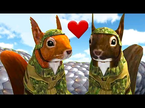 Видео: Симулятор Белки 2 #2 Солдат. Семья белок и Первые Боссы - Прохождение на пурумчата
