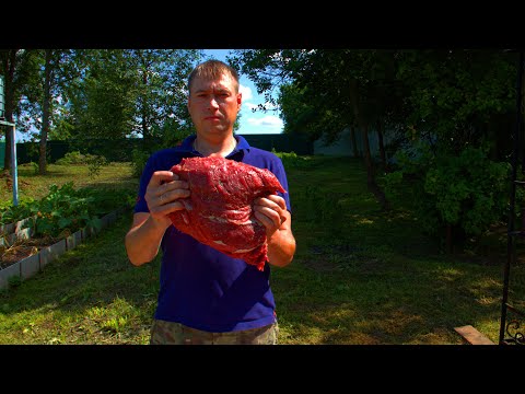 Видео: 5 КГ ГОВЯДИНЫ ОДНИМ КУСКОМ В КАЗАНЕ НА КОСТРЕ!!!ENG SUB