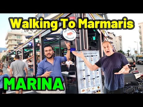 Видео: Прогулка до пристани Мармариса, пешеходная экскурсия от Хай-стрит до пристани