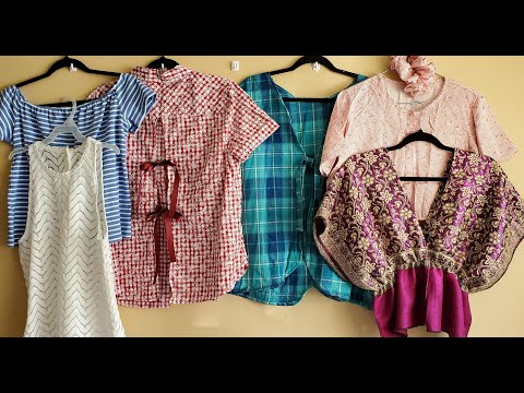 Видео: РУБАШКИ И ТОПЫ: переделка, обновление, переделка, переработка