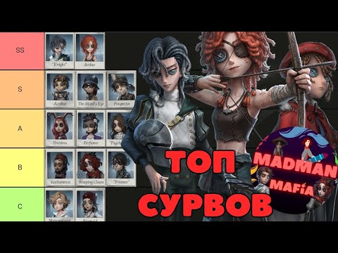 Видео: Identity V Топ Выживших по Китайским Игрокам | Рыцарь Имба? За Кого  Играют чаще всего?