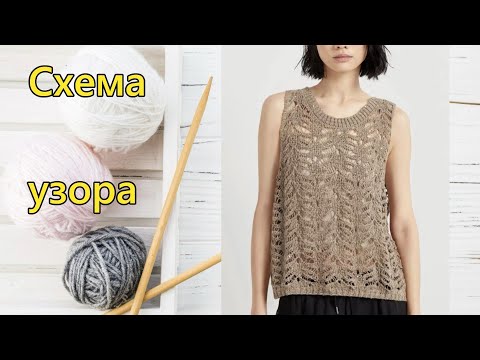 Видео: Ажур для «гурманов» | Мастер-класс и схема узора.