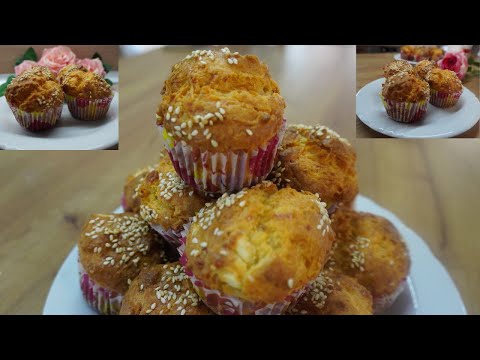 Видео: Пухкави Мъфини-Соленки , хрупкави и вкусни.