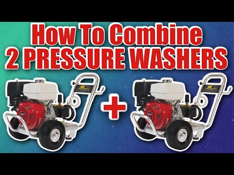 Видео: Как объединить 2 мойки высокого давления с помощью комплекта Stealth Dual Pressure Washer Kit