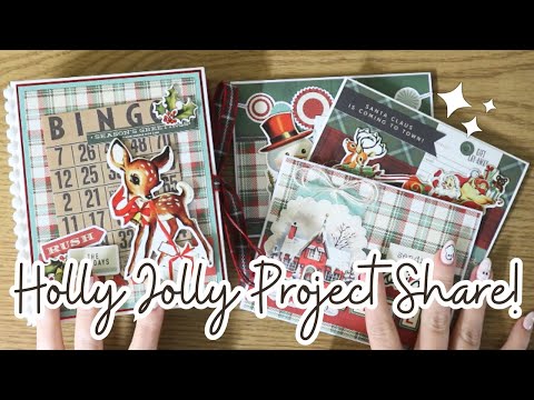 Видео: Простые истории Simple Vintage HOLLY JOLLY Project Поделиться ⛄️ | madebycarlyrose