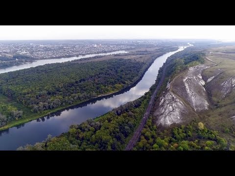 Видео: Лиски - Откос - Меловые горы - река Дон - озеро Богатое (10 км) (кэш FPV 720p)