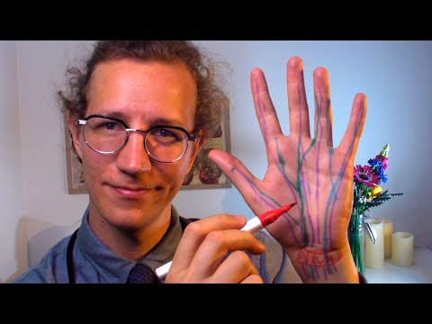 Видео: Медицинский ASMR-осмотр рук (у вас синдром запястного канала) | Ролевая игра с врачом