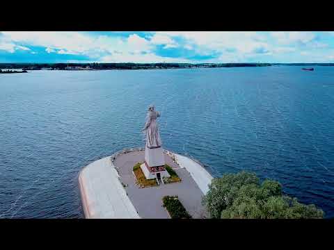 Видео: Рыбинск, Рыбинское водохранилище с дрона. Rybinsk, rybinsk reservoir from the drone