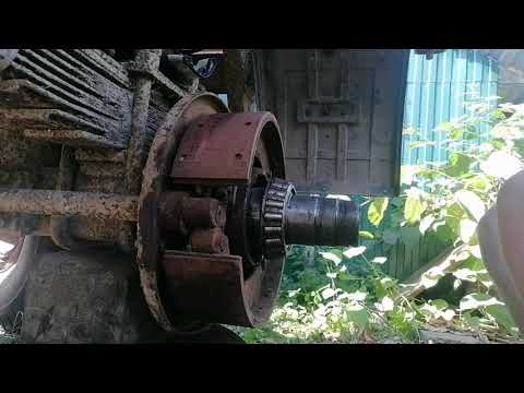 Видео: Ковыряем тормоза на прицепе 2птс6