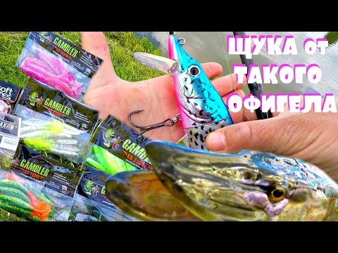 Видео: Щука дуреет от моих приманок! Секретный силикон на щуку!
