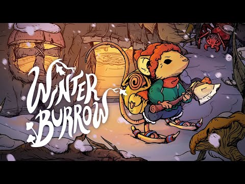Видео: Winter Burrow — когда устал и вернулся в старый дом... уютное выживание мыши в зимнем лесу ❄️🐭
