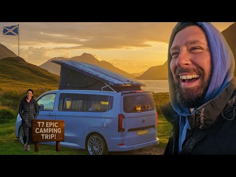 Видео: Наше приключение на VW T7 начинается: первое грандиозное путешествие по Шотландии!