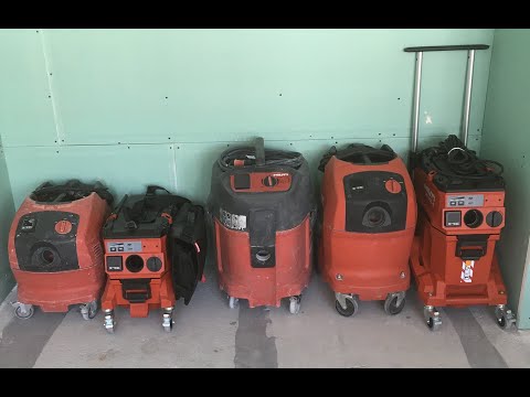 Видео: Эволюция пылесосов HILTI - VCU40.VC 40-UL.VC 40L-X, а так же VC 20-UL, VC 20L-X, новинки HILTI 2021