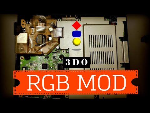 Видео: 3DO RGB + 240p mod. Установка мода на Panasonic FZ-10