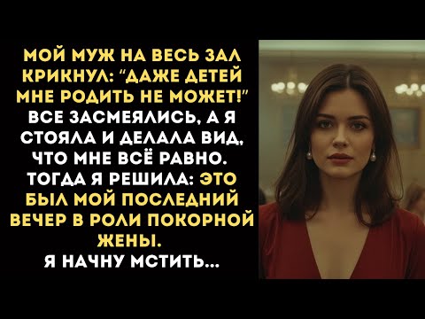 Видео: Мой МУЖ УНИЗИЛ меня при всех и в отместку Я ИЗМЕНИЛА ему, не догадываясь, что он..