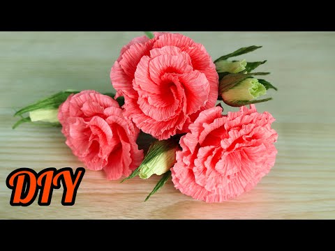 Видео: ЭУСТОМА из гофрированной бумаги./DIY